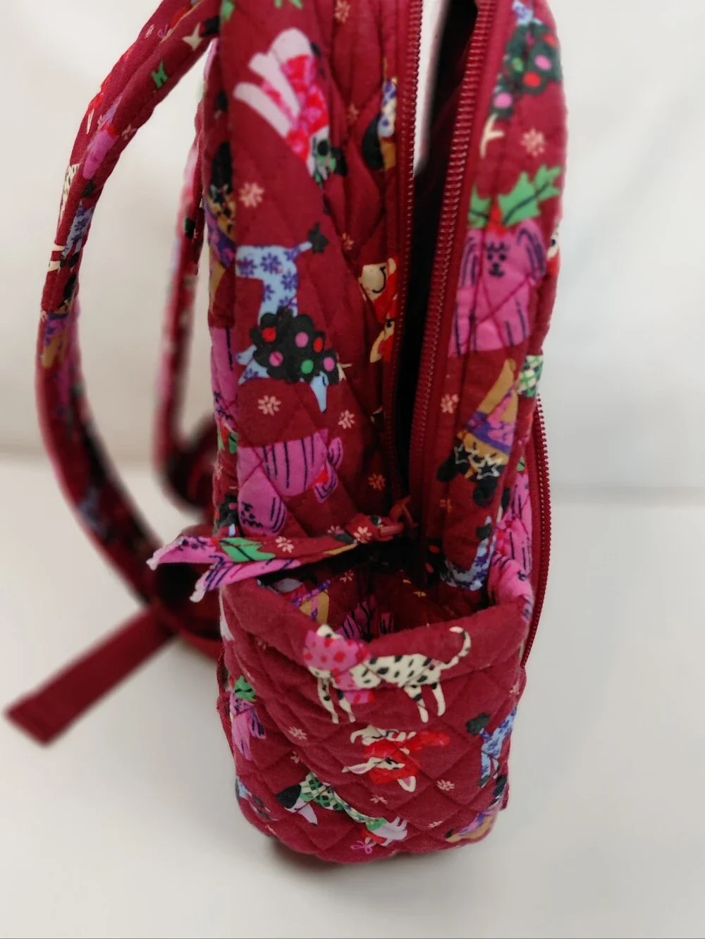 Vera‎ Bradley Holiday Hounds Essential Compact Backpack